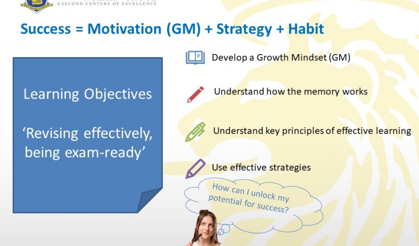 Success = Motivation (GM) + Strategy +Habit